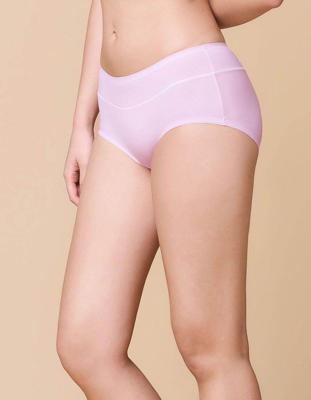 AIRY breathable Ribbed Boyleg Panty Boyleg Her own words Lilac Snow S 