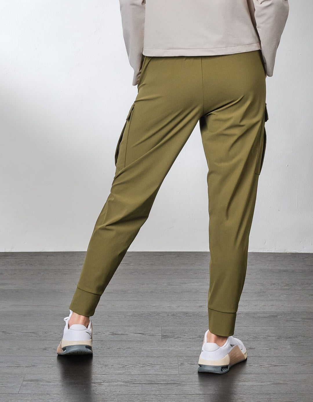 HOW-STAYDRY Mid Waist Full Length Quick Dry Cargo Jogger Jogger Her own words SPORTS 
