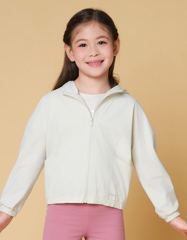 Kids HOW-STAYDRY UV Protection Cool Touch Quick Dry Running Jacket Jacket Her own words SPORTS 