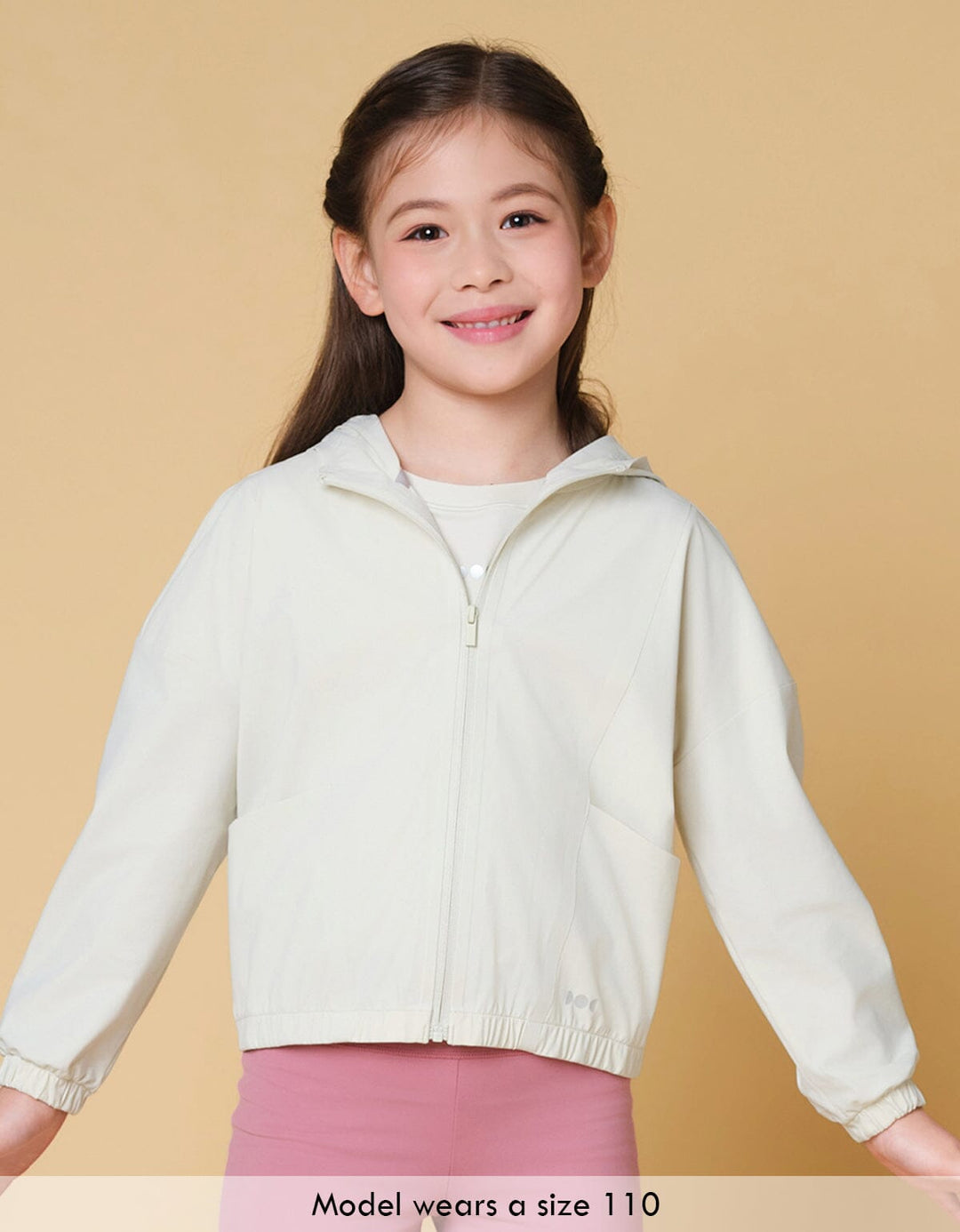 Kids HOW-STAYDRY UV Protection Cool Touch Quick Dry Running Jacket Jacket Her own words SPORTS 
