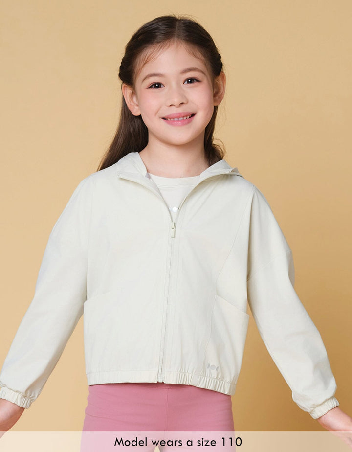 Kids HOW-STAYDRY UV Protection Cool Touch Quick Dry Running Jacket Jacket Her own words SPORTS 
