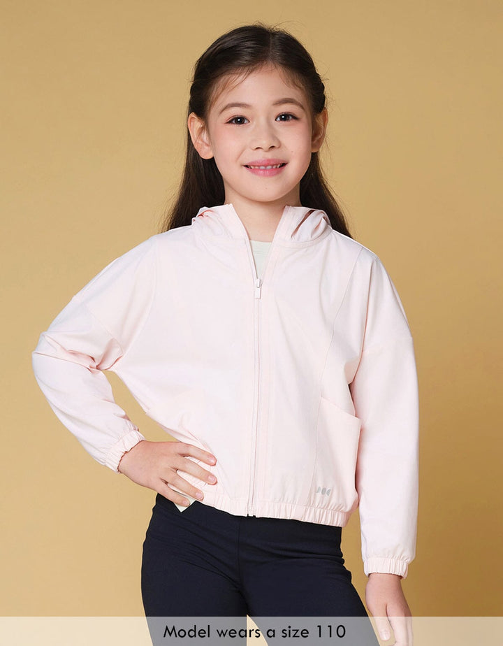 Kids HOW-STAYDRY UV Protection Cool Touch Quick Dry Running Jacket Jacket Her own words SPORTS 
