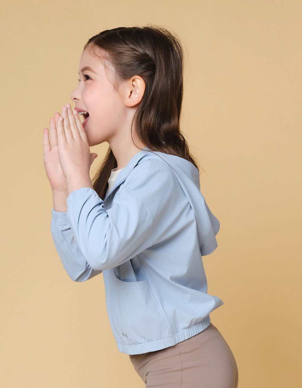 Kids HOW-STAYDRY UV Protection Cool Touch Quick Dry Running Jacket Jacket Her own words SPORTS 