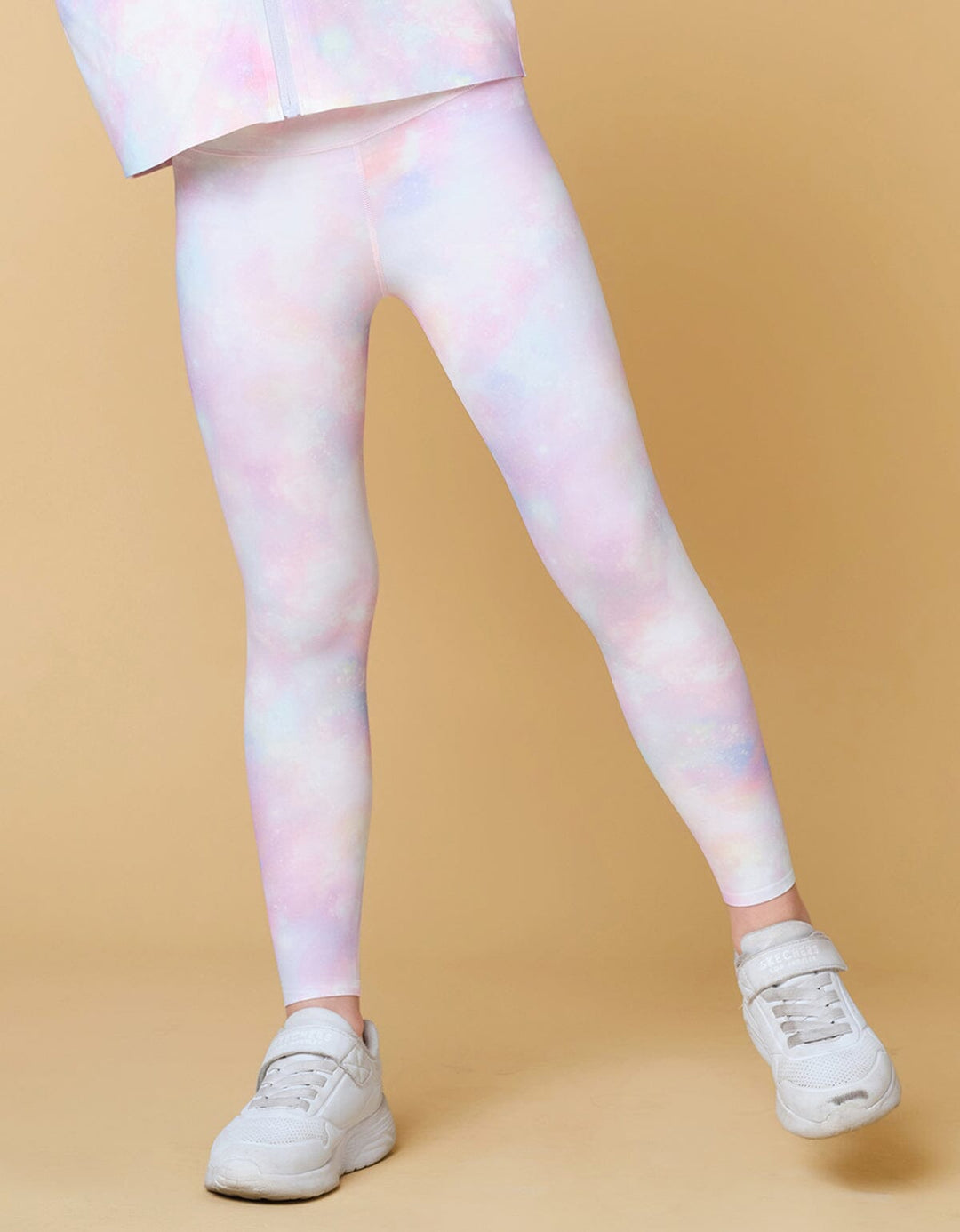 Kids Medium Waist UV Protection Cool Touch Ankle Leggings Leggings Her own words SPORTS 