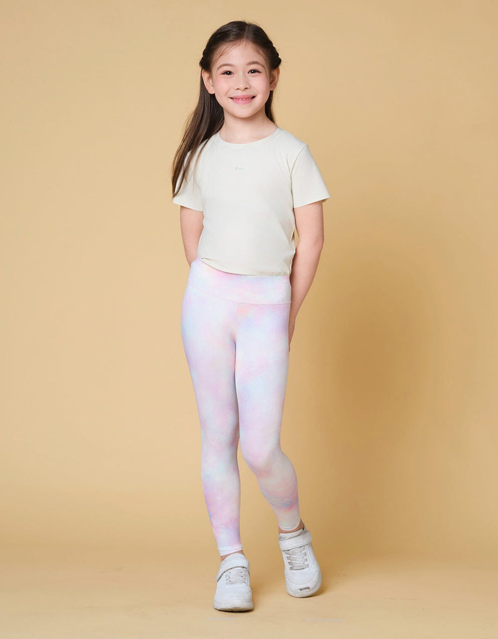 Kids Medium Waist UV Protection Cool Touch Ankle Leggings Leggings Her own words SPORTS 
