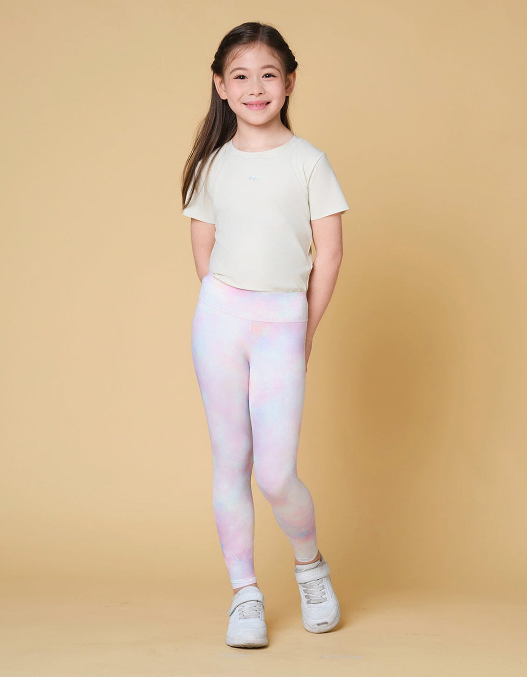 Kids Medium Waist UV Protection Cool Touch Ankle Leggings Leggings Her own words SPORTS 