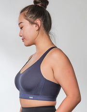 SPORTS MAX REherbafoam™ Zero Bounce High Impact Sports Bra Sports Bra Her own words SPORTS Midnight Navy 70C