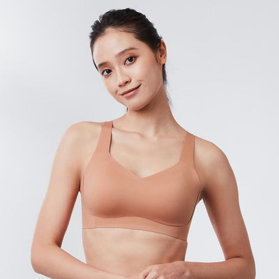 Solution Max Free REextraSkin™ & REadGrid™ Wing Full Coverage Bra Bra Her Own Words Camel XS+ 
