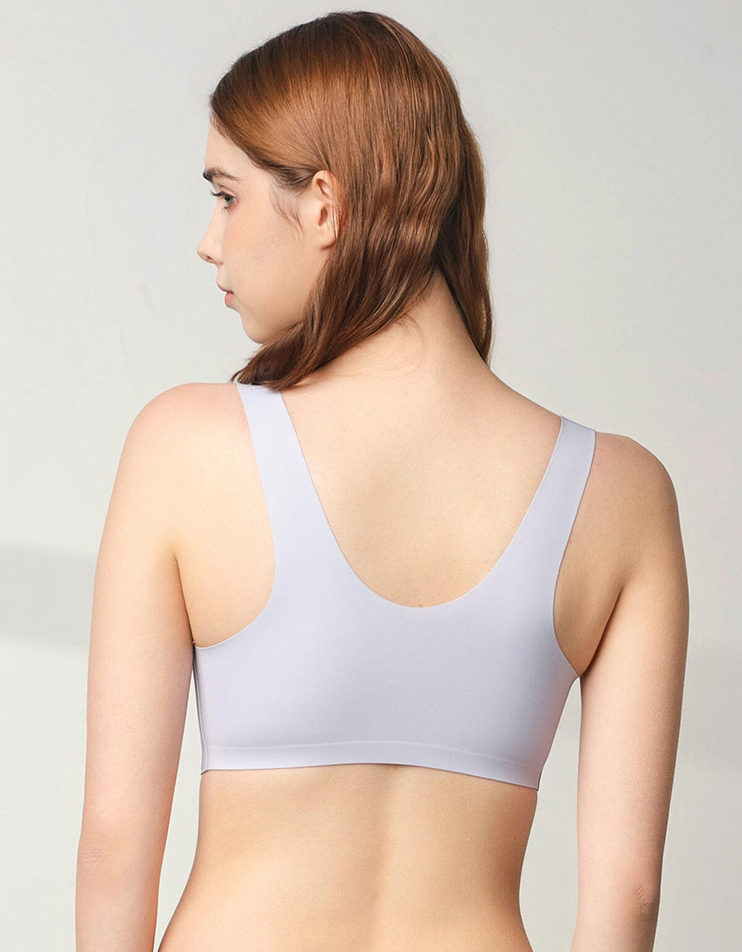 SOLUTION Max Free W-support Light Push Up Bra Top Bra Her own words Periwinkle Grey S (75A-B) 
