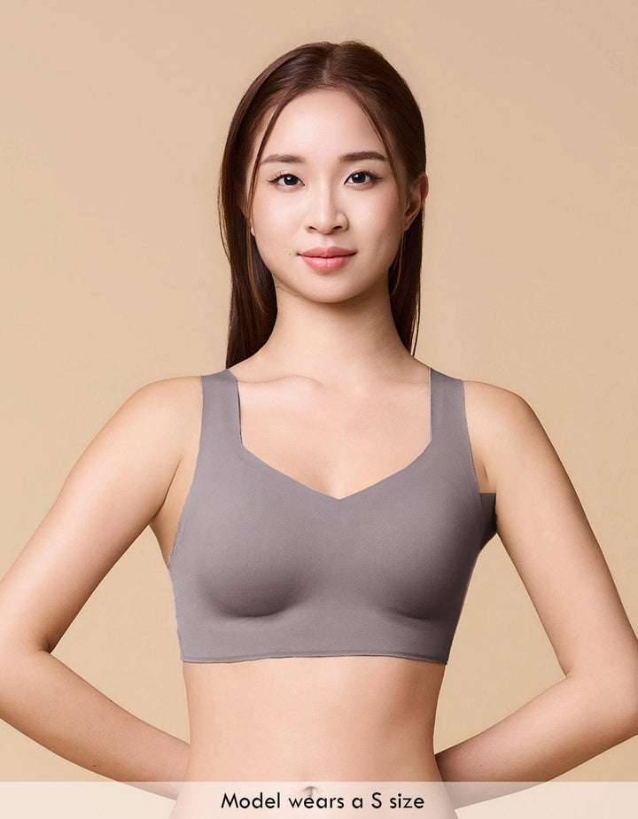 SOLUTION Max Free W-support Light Push Up Bra Top Bra Her own words 