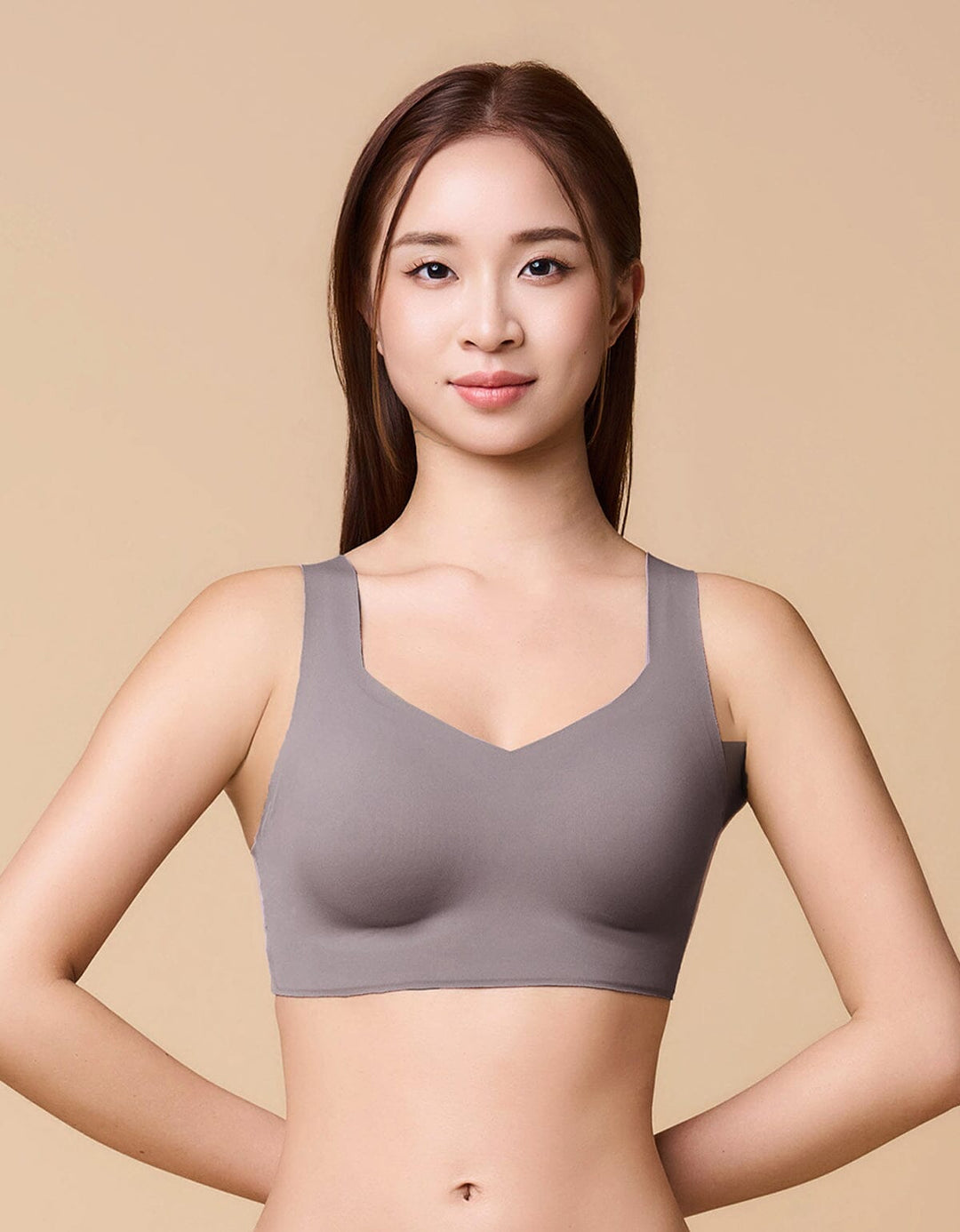SOLUTION Max Free W-support Light Push Up Bra Top Bra Her own words 