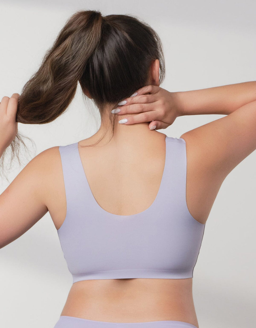 SOLUTION REextraSkin™ Max Free W-support Light Push Up Bra Top Bra Her own words Languid Lavender S (75A-B) 