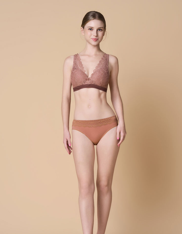 STYLIST Plunge Non Wired Lace Bra Bra Her own words 