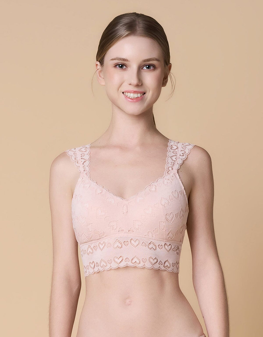STYLIST Longline Triangle Lace Bra Top Bra Her own words 