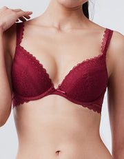 STYLIST Airy Plunge Push Up Lace Bra Bra Her own words