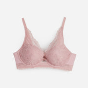 Sustainable REherbafoam™ Plunge Push Up Lace Bra Bra Her Own Words