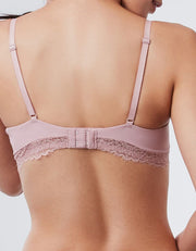 SUSTAINABLE REherbafoam™ Plunge Push Up Lace Bra Bra Her own words