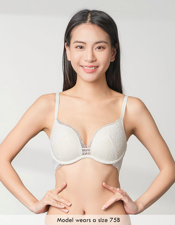 STYLIST ELK Push Up W-Wired Lace Bra Bra Her own words 