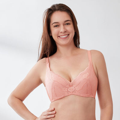 Sustainable REherbafoam™ Slim-cut & Cushioned Sling Push Up Lace Bra Bra Her Own Words 