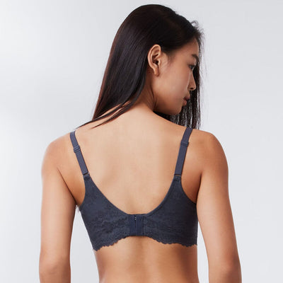 Sustainable REherbafoam™ W-Shape support Butterfly Push Up Lace Bra Bra Her Own Words 
