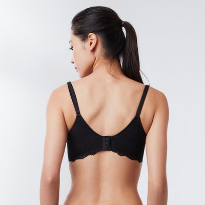 Sustainable REherbafoam™ Soft Touch Full Coverage Lightly Lined Lace Bra Bra Her Own Words 
