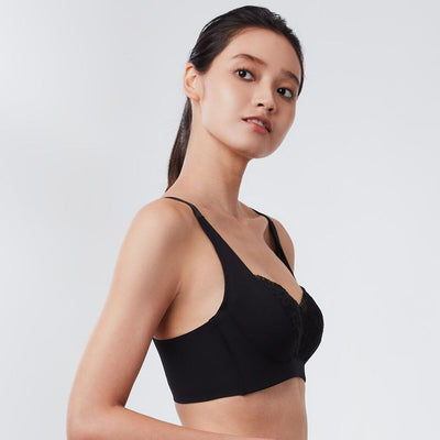 Solution Mega W-Shape Support REsiltech™ Wing Non Wired Lace Bra Bra Her Own Words 