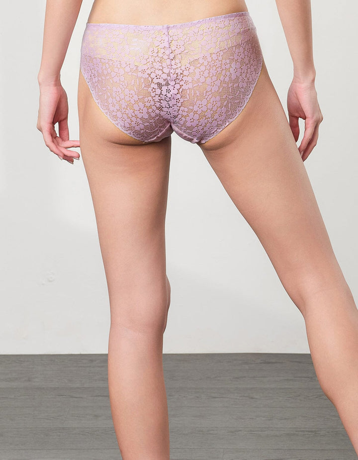 MATCH BACK Bikini Lace Panty Bikini Her own words Lavender Frost S 