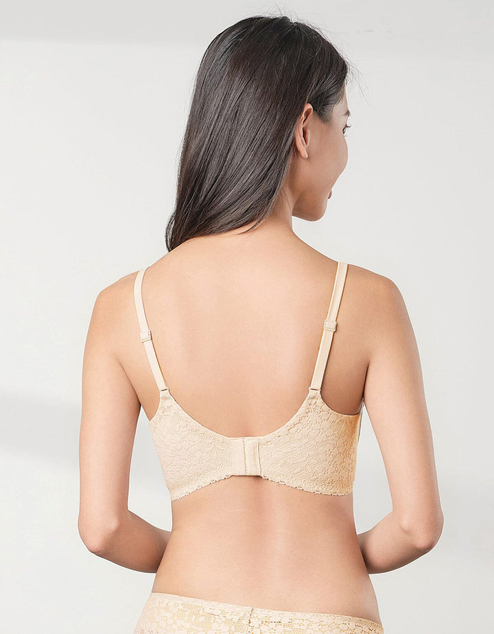 MOOTH IT Plus Deep V Ultra Thin Lace Bra Bra Her own words 