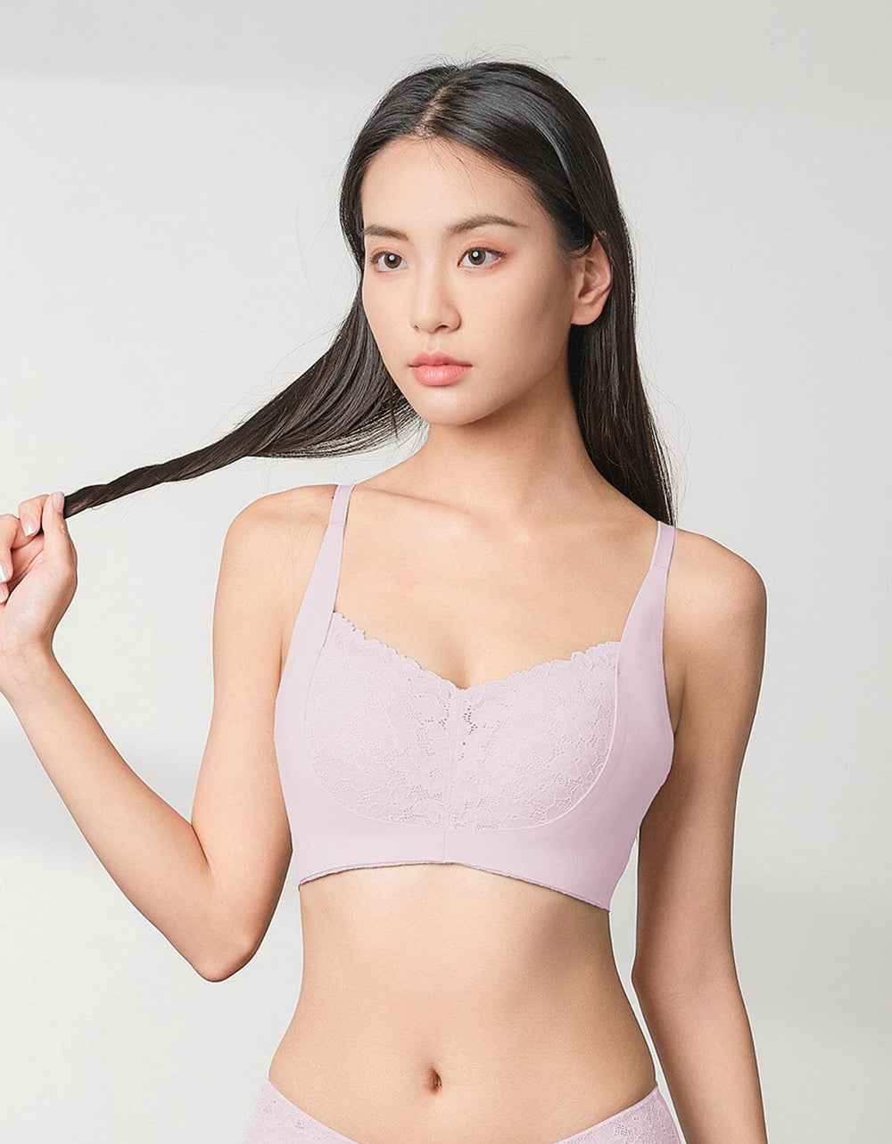 SOLUTION W-Support Non Wired Lace Bra Bra Her own words 