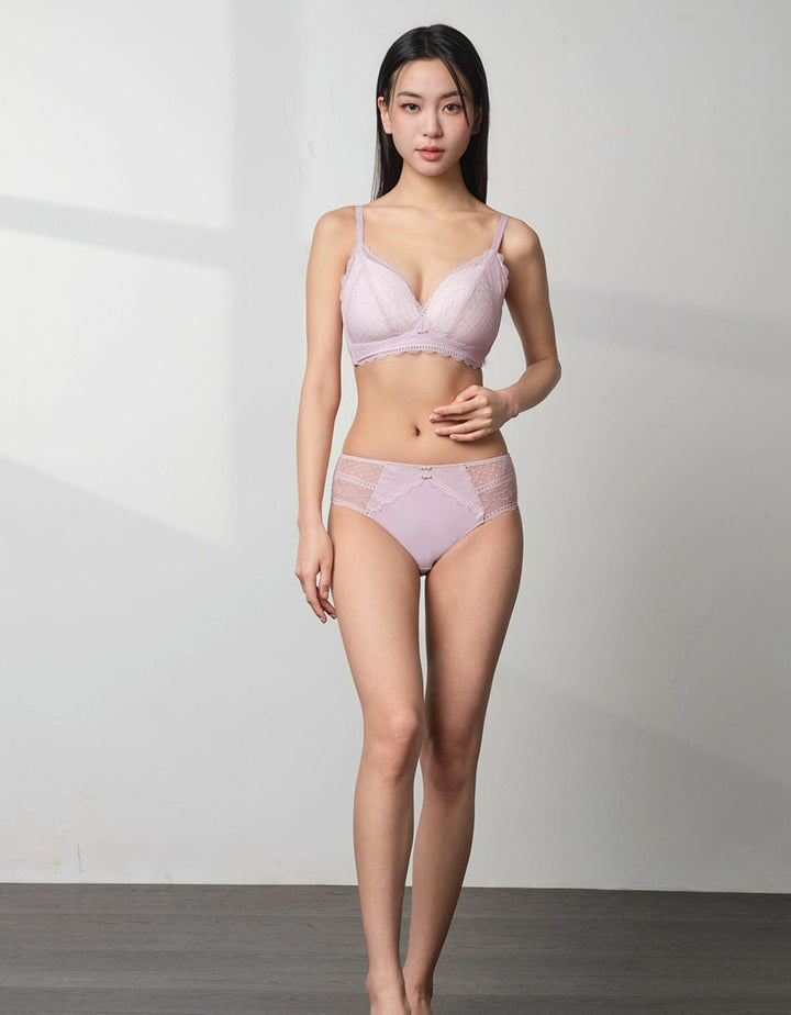 SOLUTION Memory Foam Non Wired Light Push Up Lace Bra Bra Her own words 