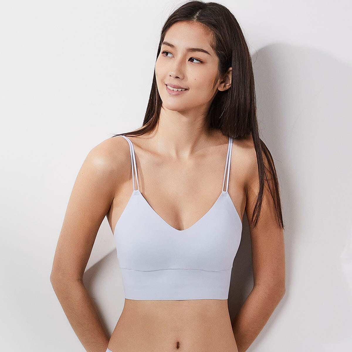 Invisible REextraSkin™ Longline Triangle Bra Top Bra Her Own Words 