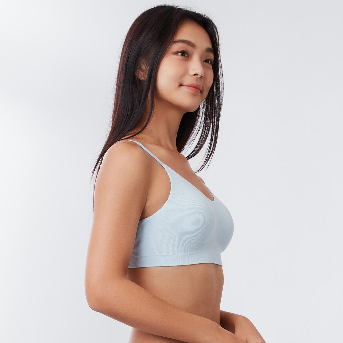 Sustainable REherbafoam™ & REextraSkin™ W-Shape Support Seamless Knit Bra Top Bra Her Own Words 