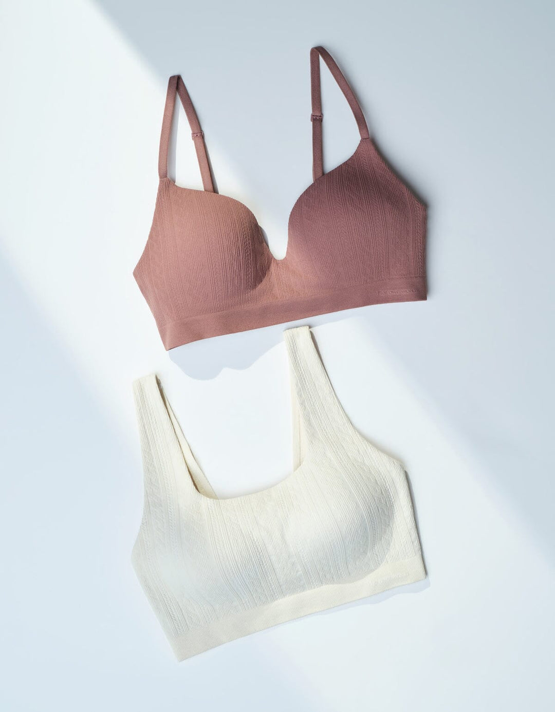 INVISIBLE REmarshmallowPad™ & REherbafoam™ Seamless Knit Soft Touch Non Wired Bra Bra Her own words 
