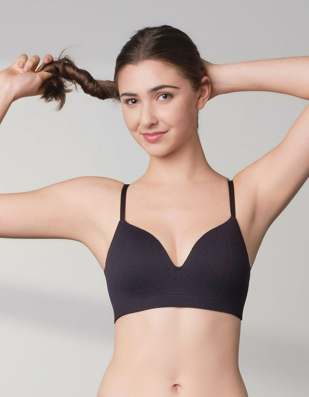INVISIBLE Seamless Knit Soft Touch Non Wired Bra Bra Her own words 