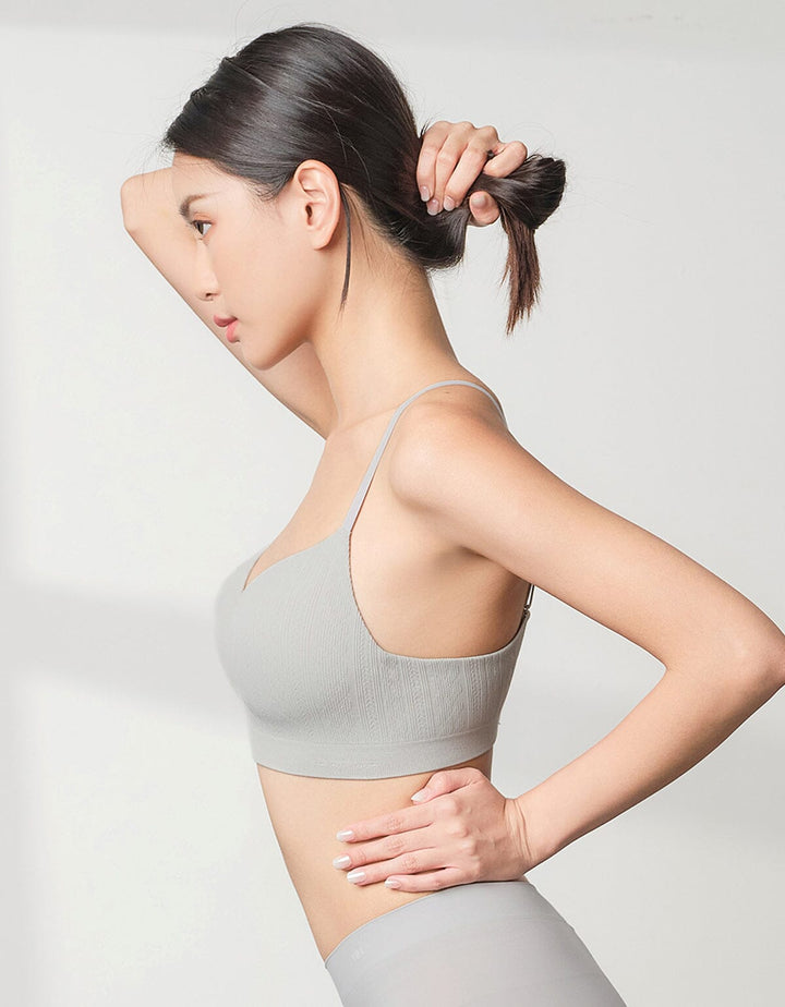 INVISIBLE REmarshmallowPad™ & REherbafoam™ Seamless Knit Soft Touch Non Wired Bra Bra Her own words High Rise 70A 