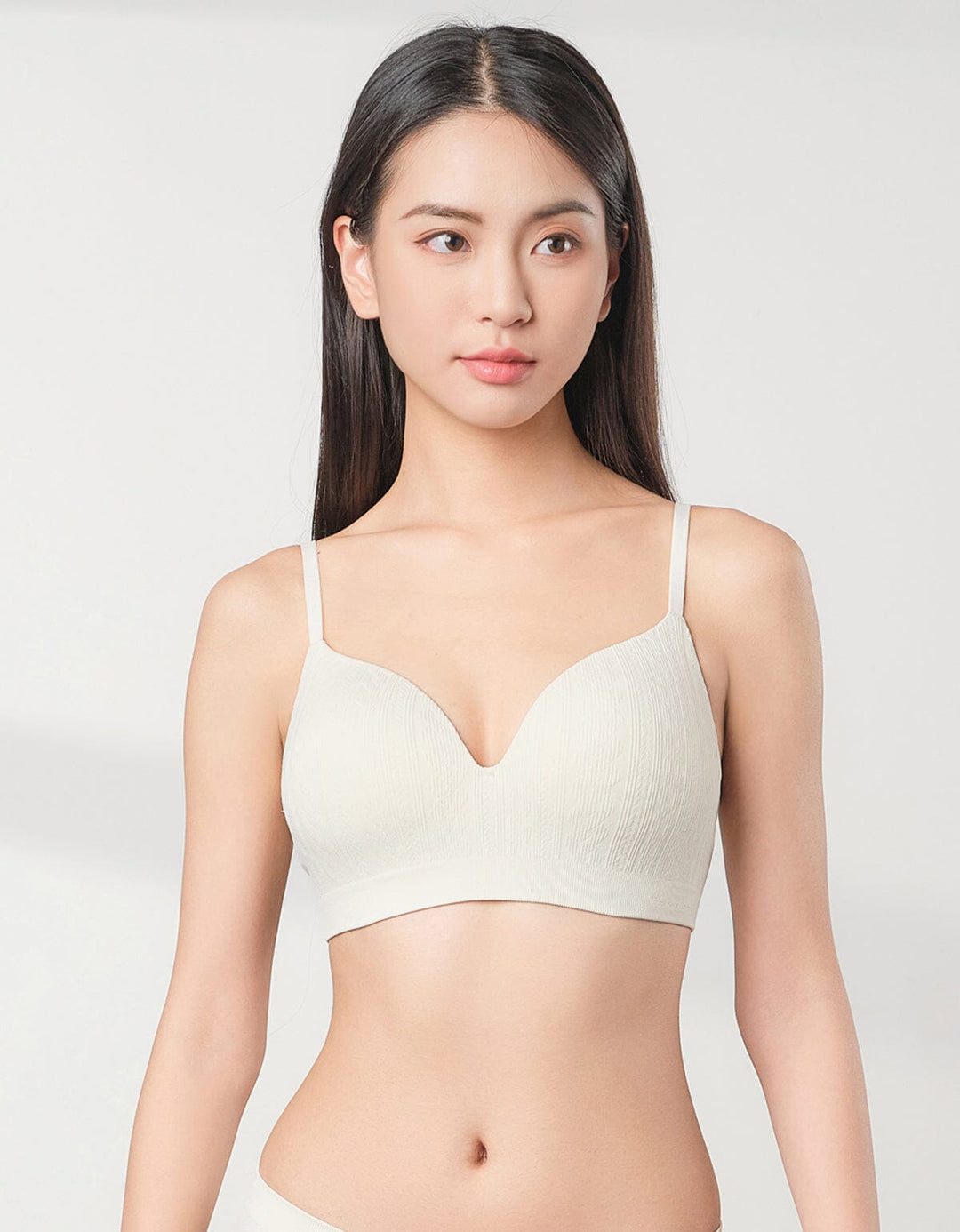 INVISIBLE Seamless Knit Soft Touch Non Wired Bra Bra Her own words 