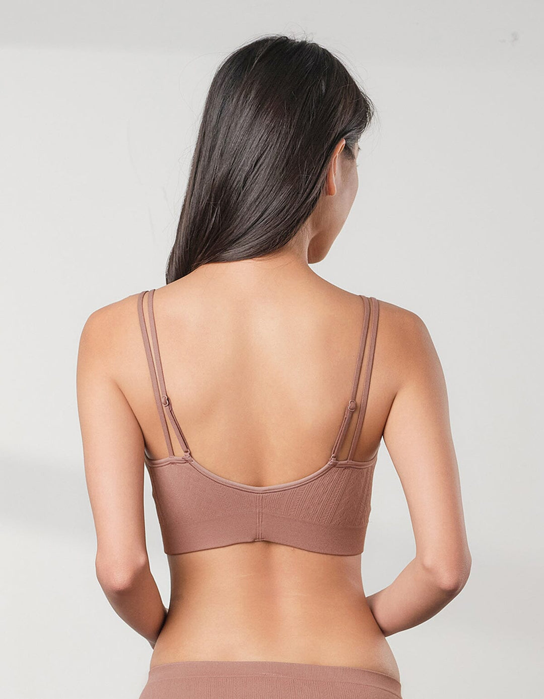 INVISIBLE Seamless Knit Triangle Bra Top Bra Her own words 