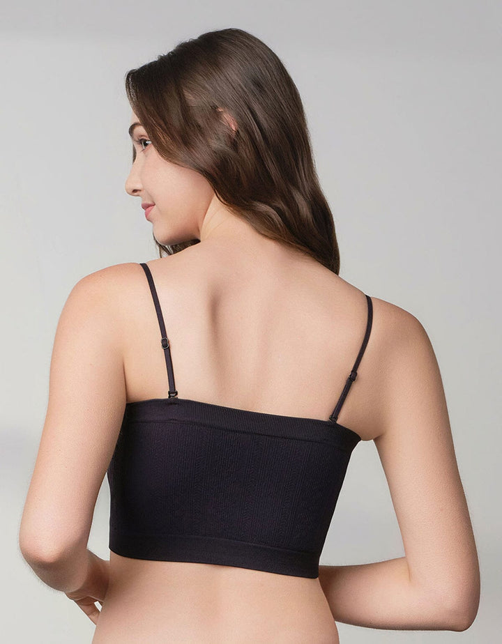 INVISIBLE Seamless Knit Light Push Up Tube Top Bra Her own words 