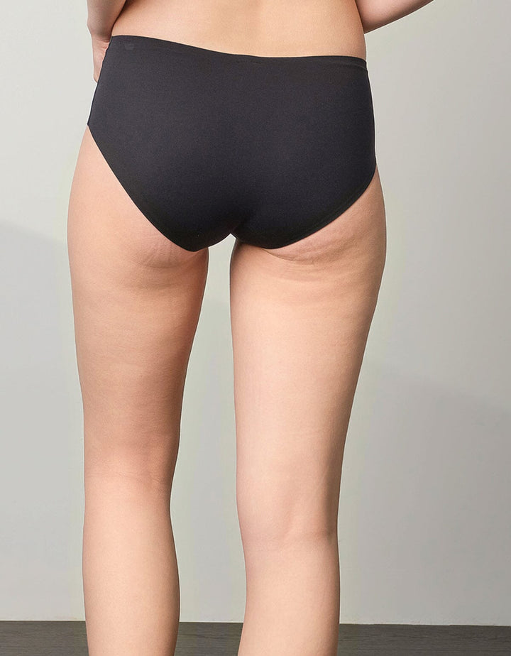 Soft Flexi Resiltech ? V Waistband Hipster Panty Panty Her own words Black S 