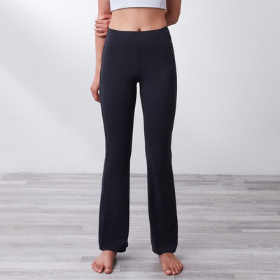 Mid-Waist Effortless Kick Flare Full Length Sports Leggings Leggings Her own words SPORTS Black XS 