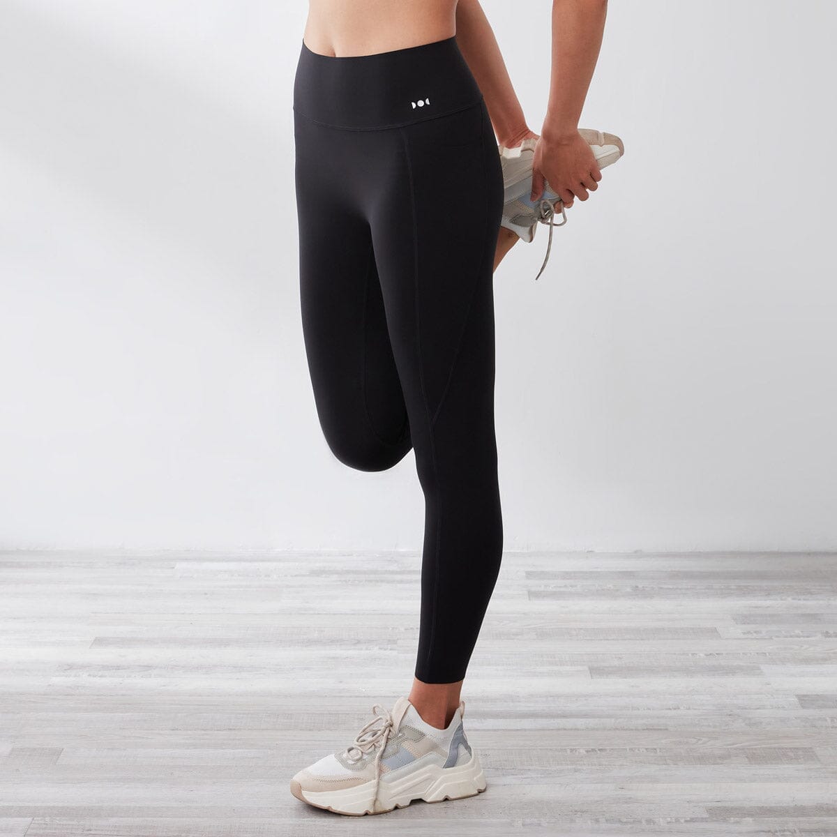Mid-Waist Float UV Protection Cropped Petite Sports leggings Leggings Her own words SPORTS Black XS