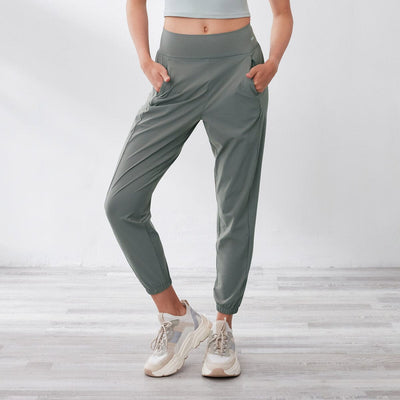 Mid-Waist Float UV Protection Cool Touch Ankle Jogger Jogger Her own words SPORTS Gunmetal XS 