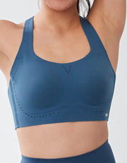 Free Me Rematrixpad™ UV Protection High Impact Sports Bra Sports Bra Her own words SPORTS Majolica Blue 75B