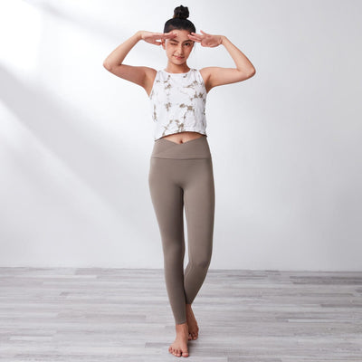 Sustainable REherbafoam™ & REextraSkin™ Low Impact Knit Yoga Sports Crop Top Sports bra Her own words SPORTS 