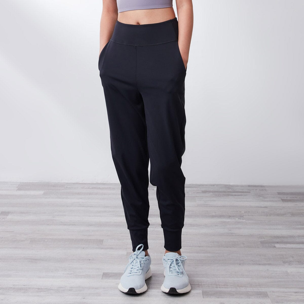 Effortless Lifestyle High-Waist UV Protection Full Length Jogger Jogger Her own words SPORTS Black S 