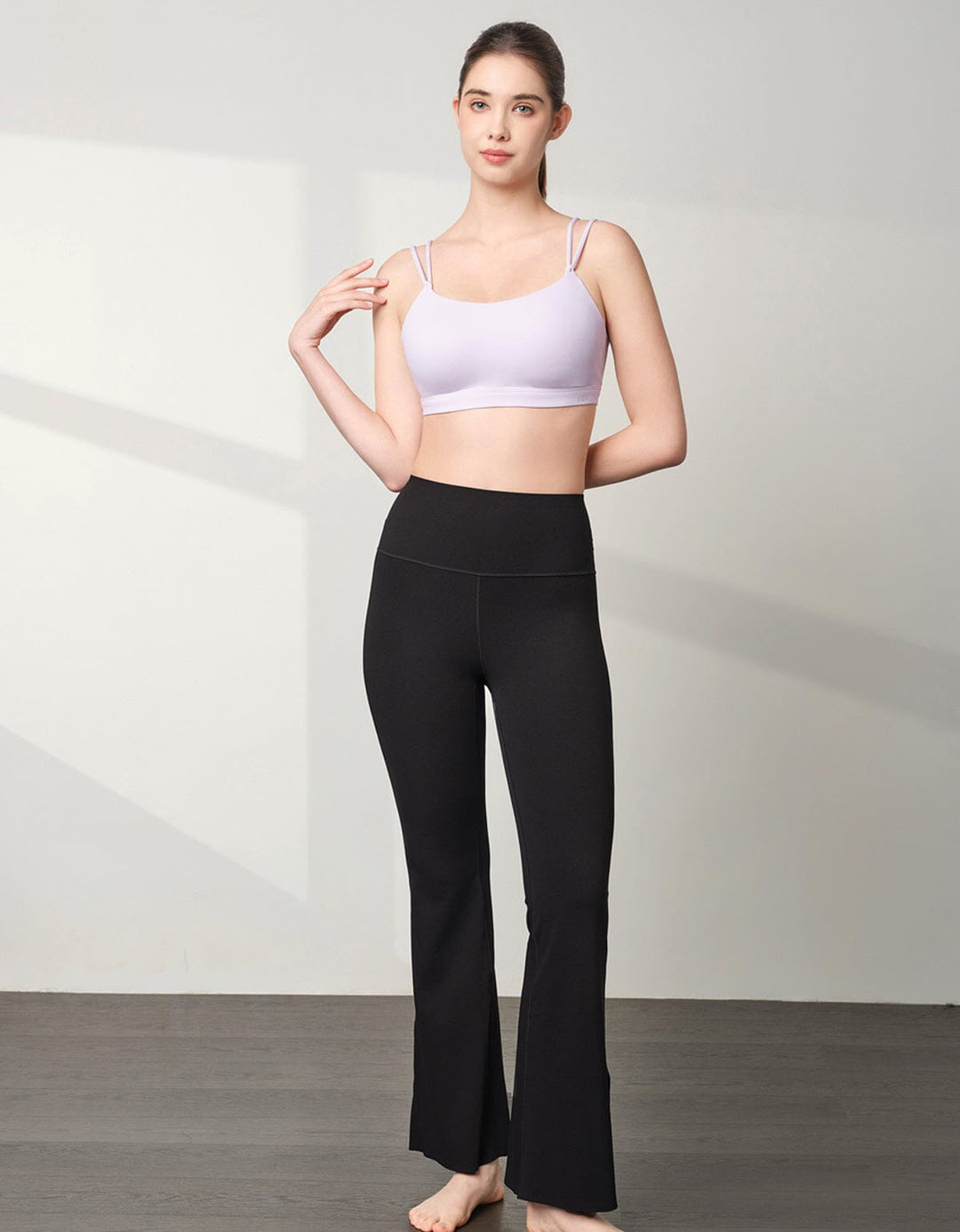 HOW-EFFORTLESS Resiltech™ High Waist Kick Flare Full Length Leggings Flare Her own words SPORTS 