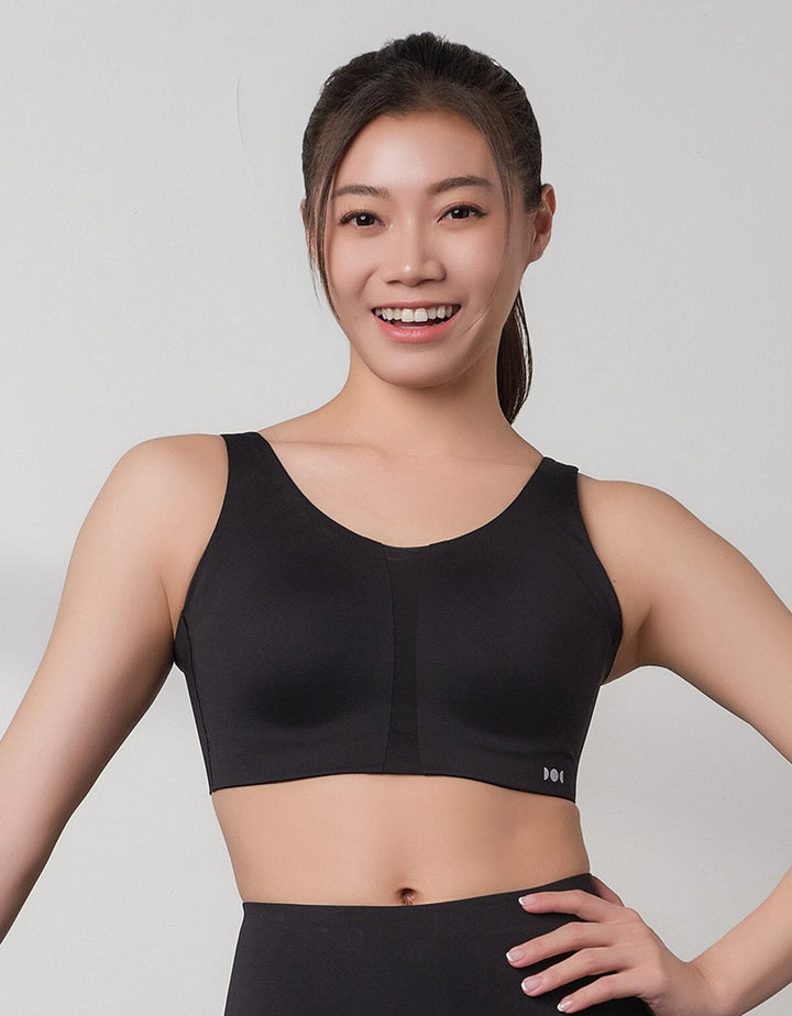 HOW-CONTROLLED REmatrixPad™ & REwickMax™ Breathable High Impact Sports Bra High Impact Her own words SPORTS 