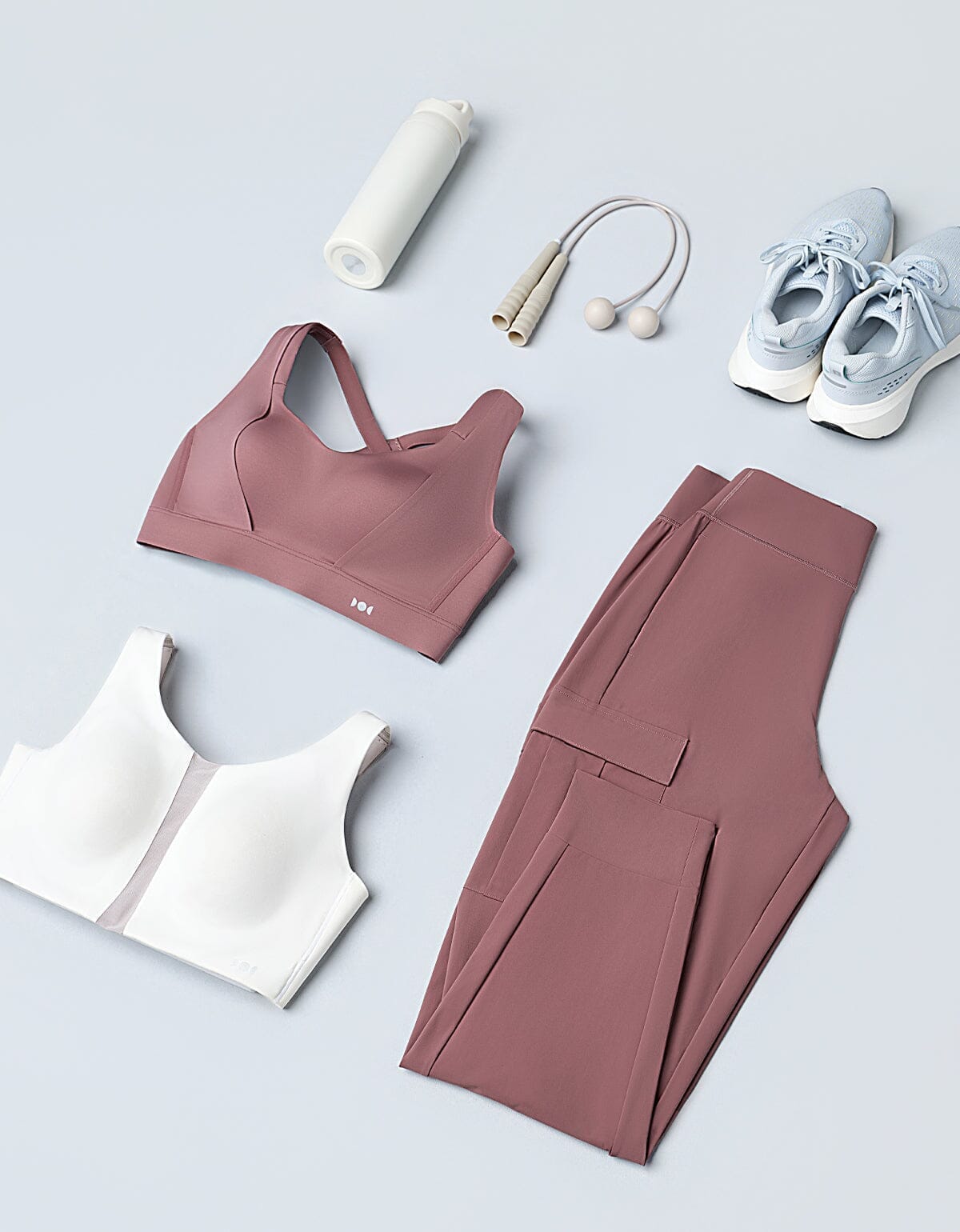 HOW-STAYDRY Mid Waist Full Length Quick Dry Cargo Jogger Jogger Her own words SPORTS 