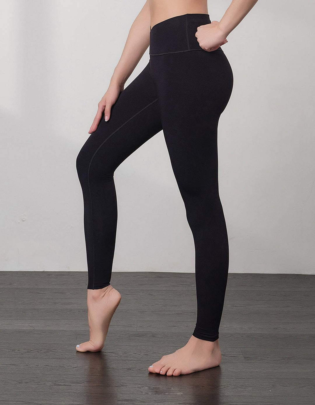 HOW-EFFORTLESS Front Cross High Waist Legging Full Length Leggings Her own words SPORTS 