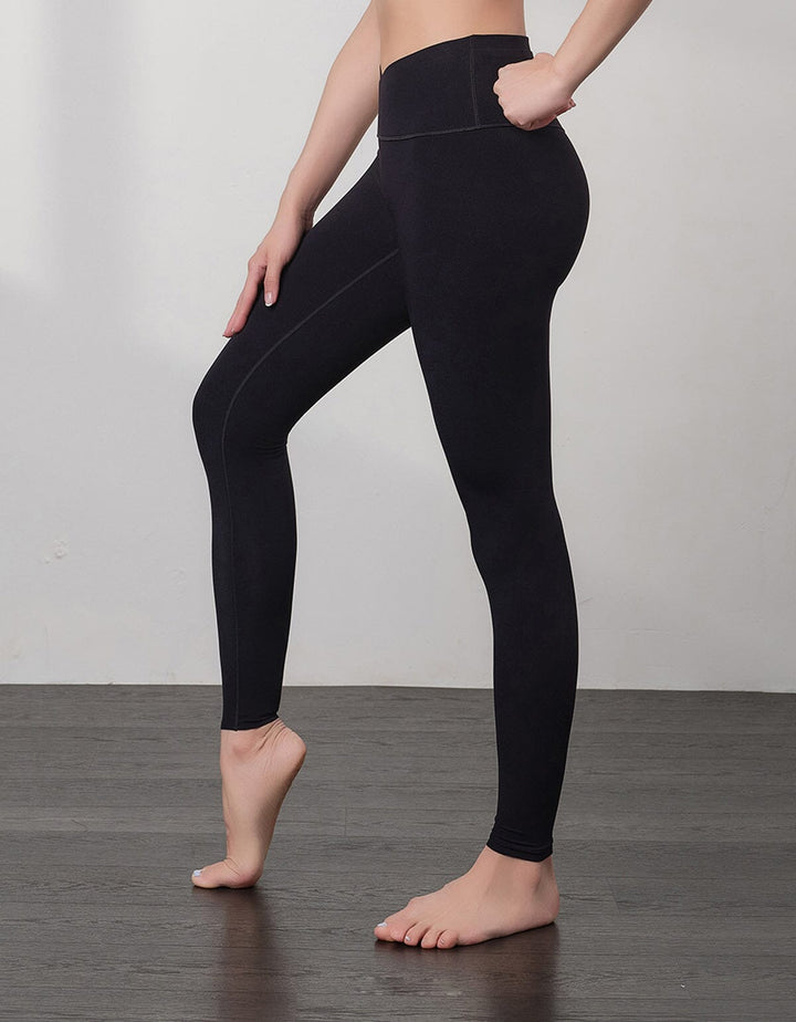 HOW-EFFORTLESS Front Cross High Waist Legging Full Length Leggings Her own words SPORTS 
